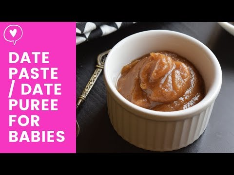 Date Paste/ Dates Puree for 6+ Months Babies | Healthy natural sweetener for Baby Food