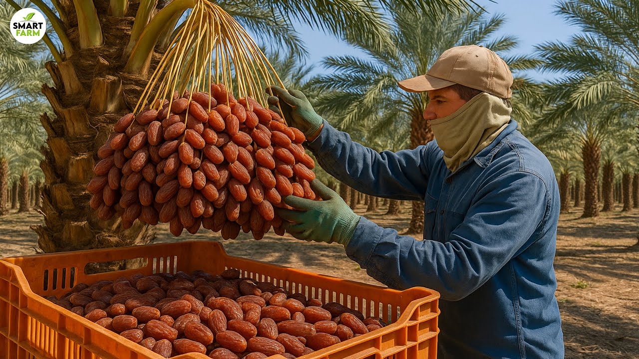 How Medjool Dates Are Harvested and Processed in Bulk