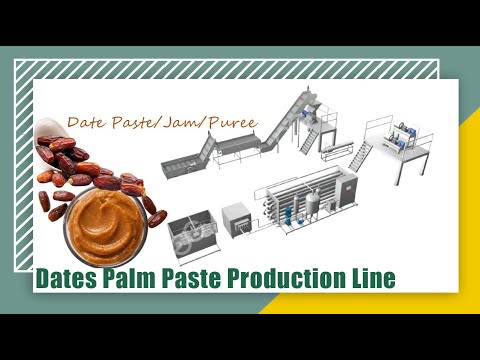 Automatic Dates Palm Paste Jam Production Line Dates Processing Line From A To Z